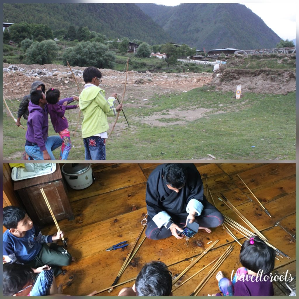 Learning Archery, Bhutan's National Game