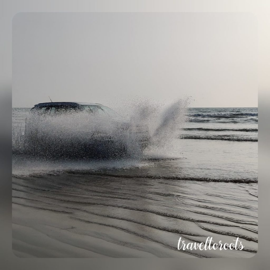 Driving beach Kannur, Kerela